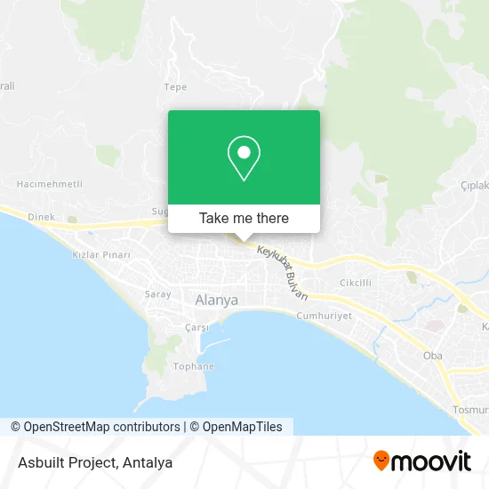 Asbuilt Project map