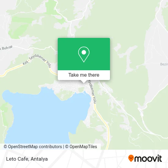 Leto Cafe map