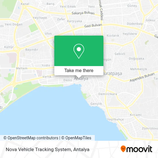 Nova Vehicle Tracking System map