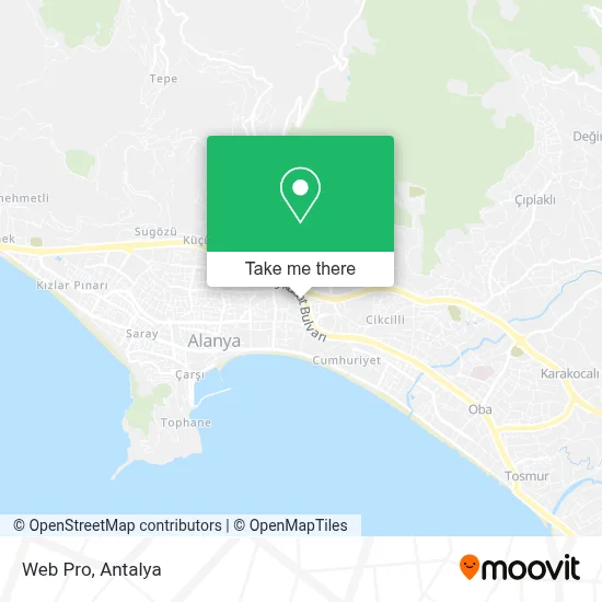 Web Pro map