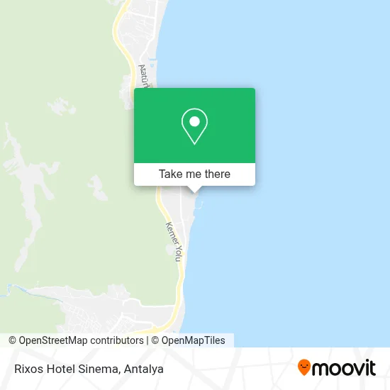 Rixos Hotel Sinema map