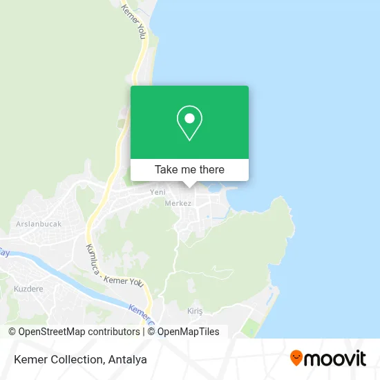 Kemer Collection map