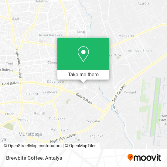 Brewbite Coffee map