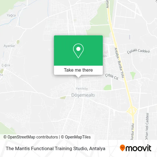 The Mantis Functional Training Studio map