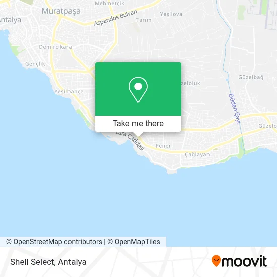 Shell Select map