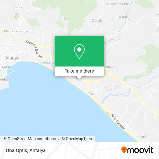 Oba Optik map