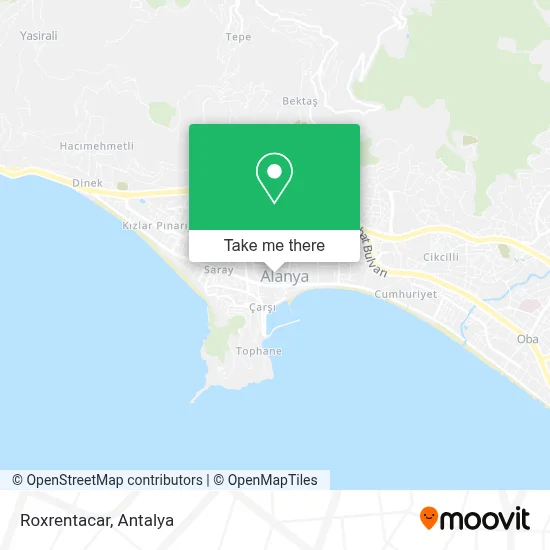 Roxrentacar map