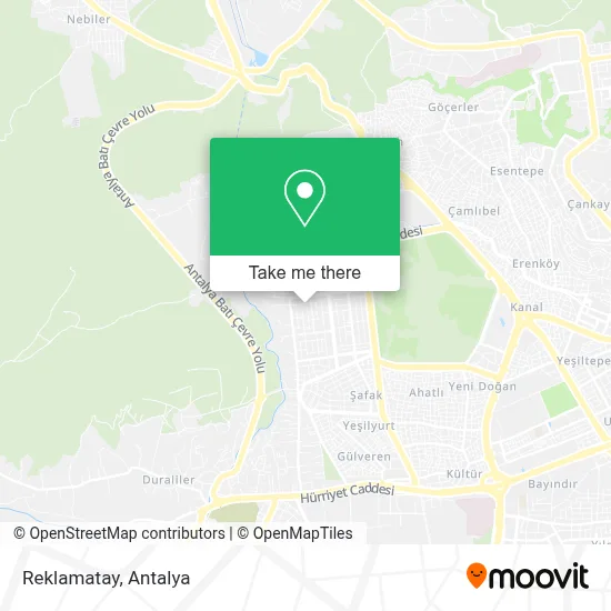Reklamatay map