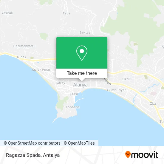 Ragazza Spada map