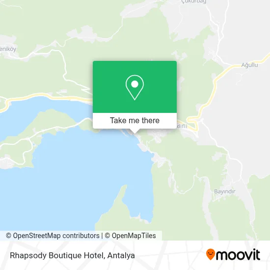 Rhapsody Boutique Hotel map