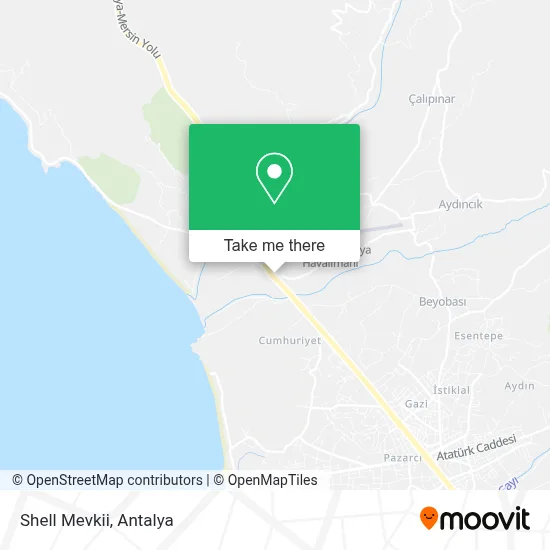 Shell Mevkii map