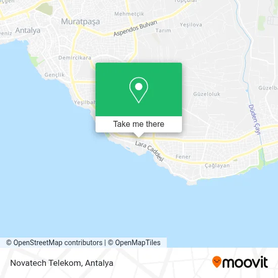 Novatech Telekom map
