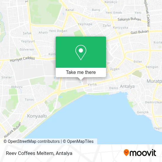 Reev Coffees Meltem map