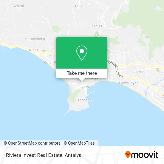 Riviera Invest Real Estate map