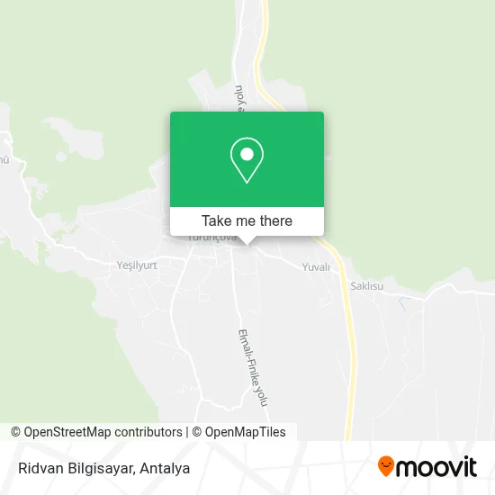 Ridvan Bilgisayar map