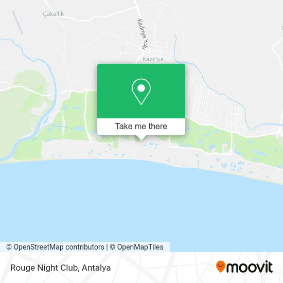 Rouge Night Club map