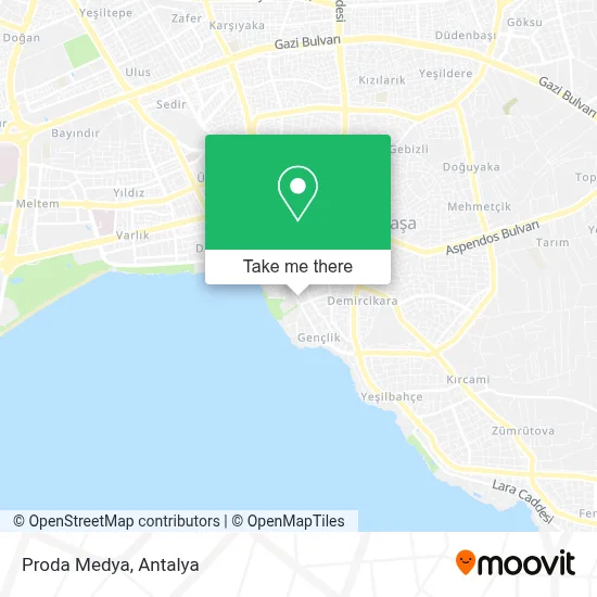 Proda Medya map
