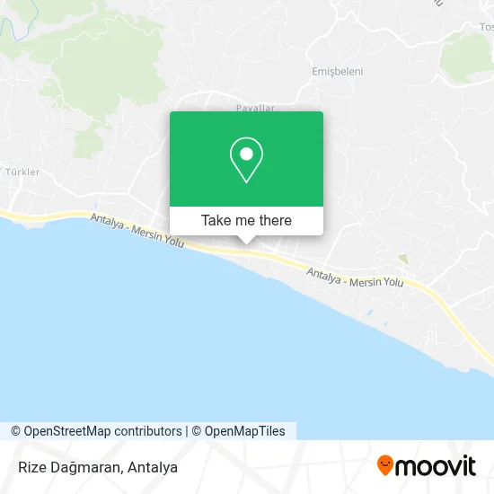 Rize Dağmaran map