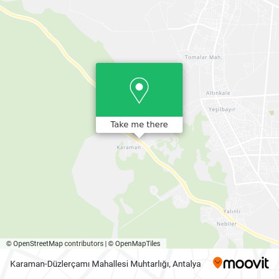 Karaman-Düzlerçamı Mahallesi Muhtarlığı map