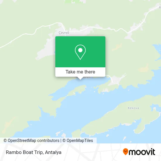 Rambo Boat Trip map