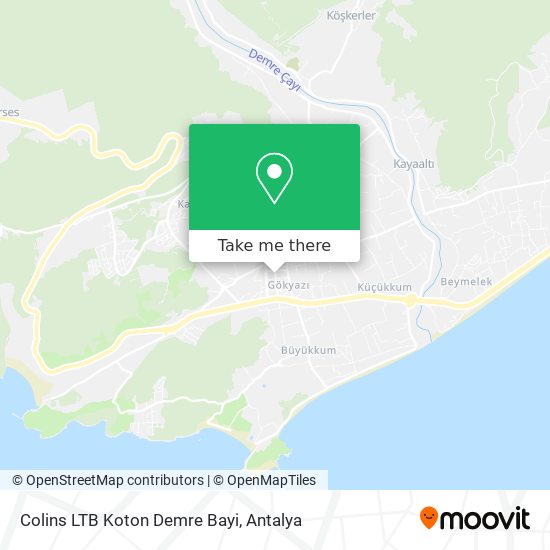 Colins LTB Koton Demre Bayi map