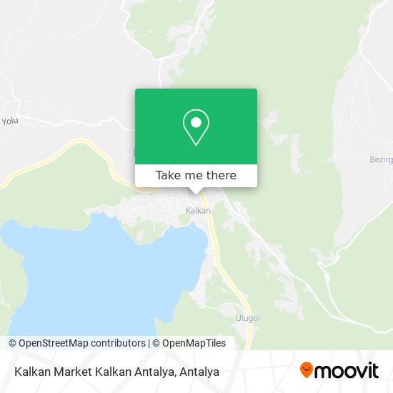 Kalkan Market Kalkan Antalya map