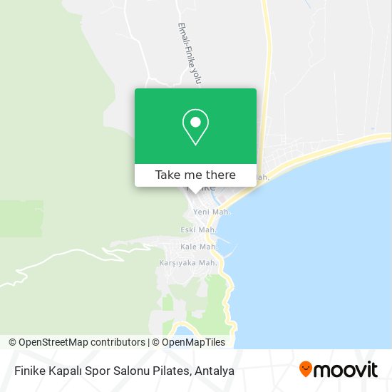 Finike Kapalı Spor Salonu Pilates map