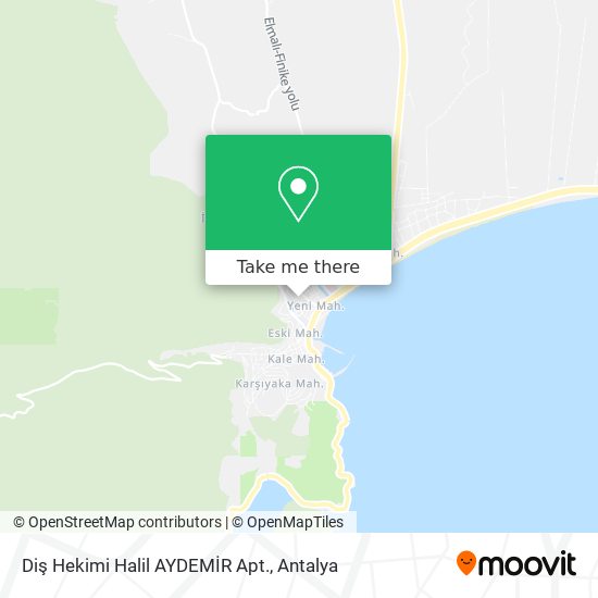 Diş Hekimi Halil AYDEMİR Apt. map