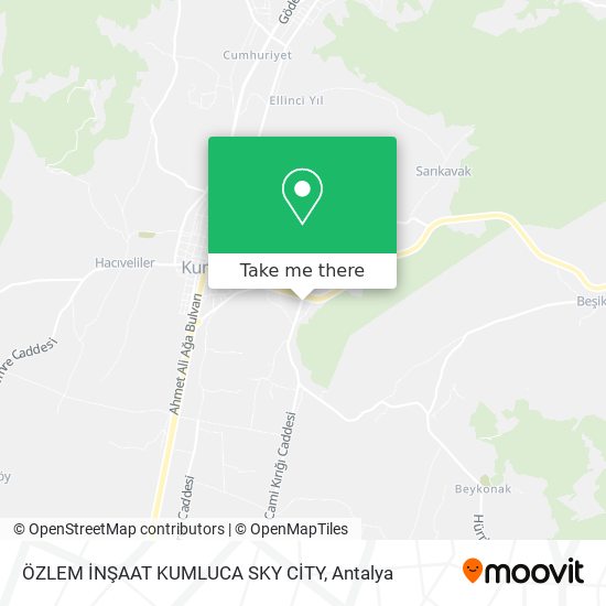 ÖZLEM İNŞAAT KUMLUCA SKY CİTY map