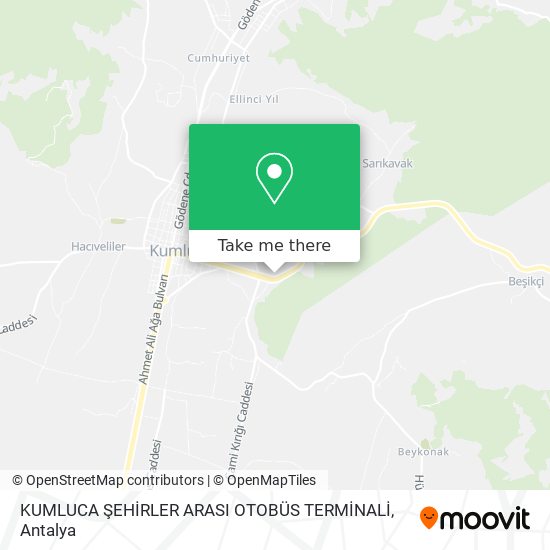 KUMLUCA ŞEHİRLER ARASI OTOBÜS TERMİNALİ map