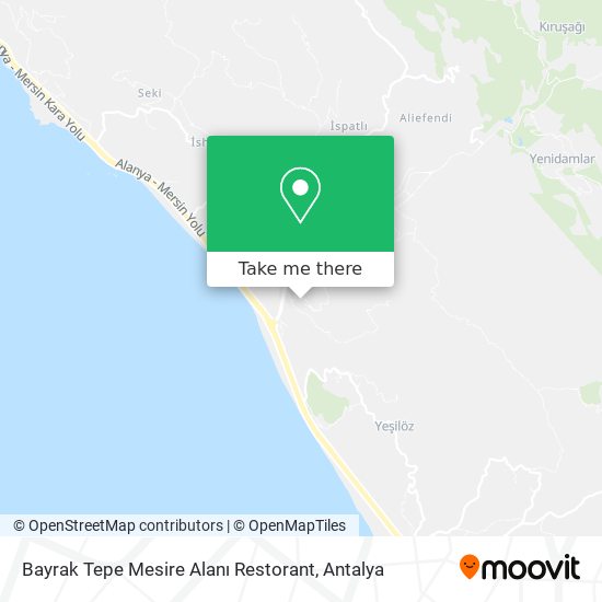 Bayrak Tepe Mesire Alanı Restorant map