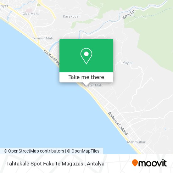 Tahtakale Spot Fakulte Mağazası map