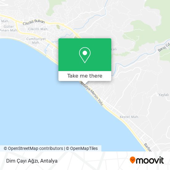 Dim Çayı Ağzı map