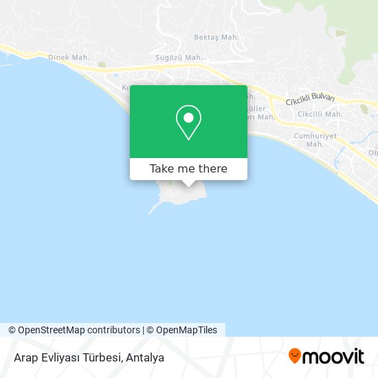 Arap Evliyası Türbesi map