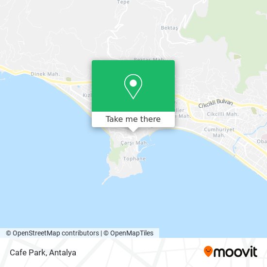 how to get to cafe park in alanya by bus