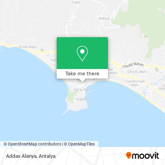 Addax Alanya map