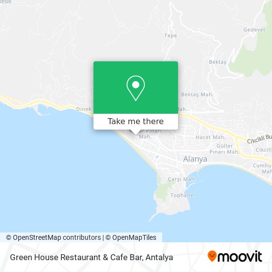 Green House Restaurant & Cafe Bar map
