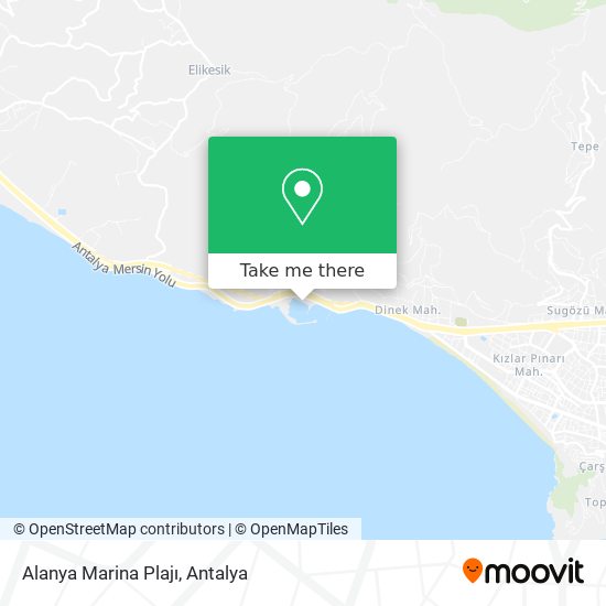 Alanya Marina Plajı map