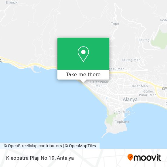Kleopatra Plajı No 19 map