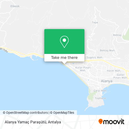 Alanya Yamaç Paraşütü map