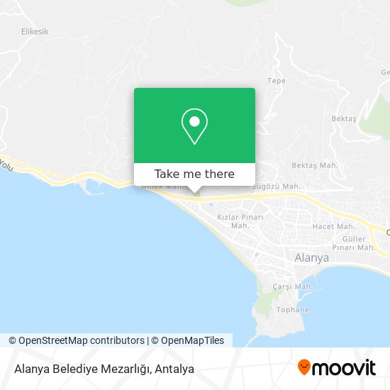 Alanya Belediye Mezarlığı map
