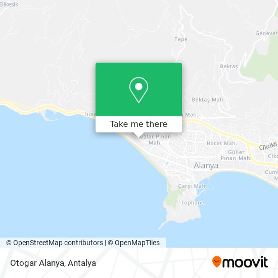 Otogar Alanya map