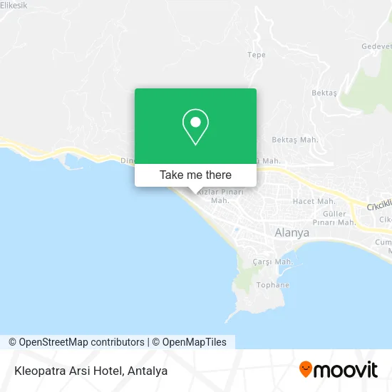 Kleopatra Arsi Hotel map