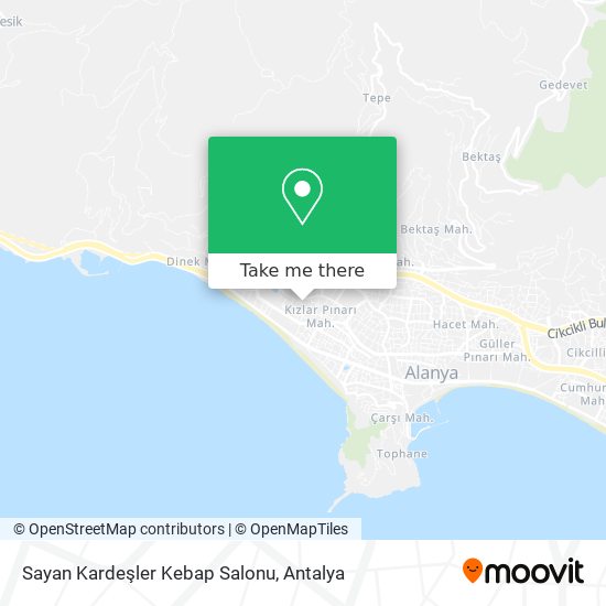 Sayan Kardeşler Kebap Salonu map