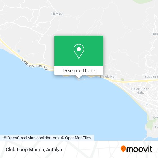 Club Loop Marina map