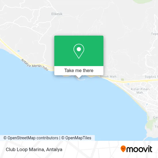 Club Loop Marina map