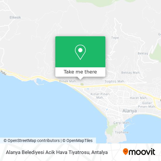 Alanya Belediyesi Acik Hava Tiyatrosu map