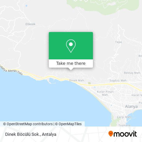 Dinek Böcülü Sok. map
