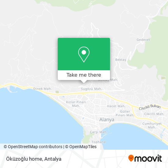 Öküzoğlu home map