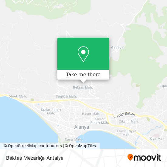 Bektaş Mezarlığı map
